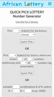 SA Lotto and Powerball results android App screenshot 7